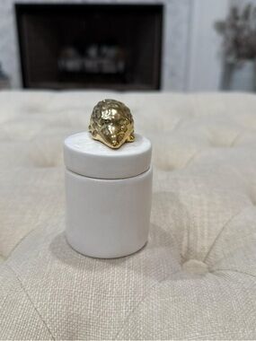 Gold Lion Head Ring - Bold Statement